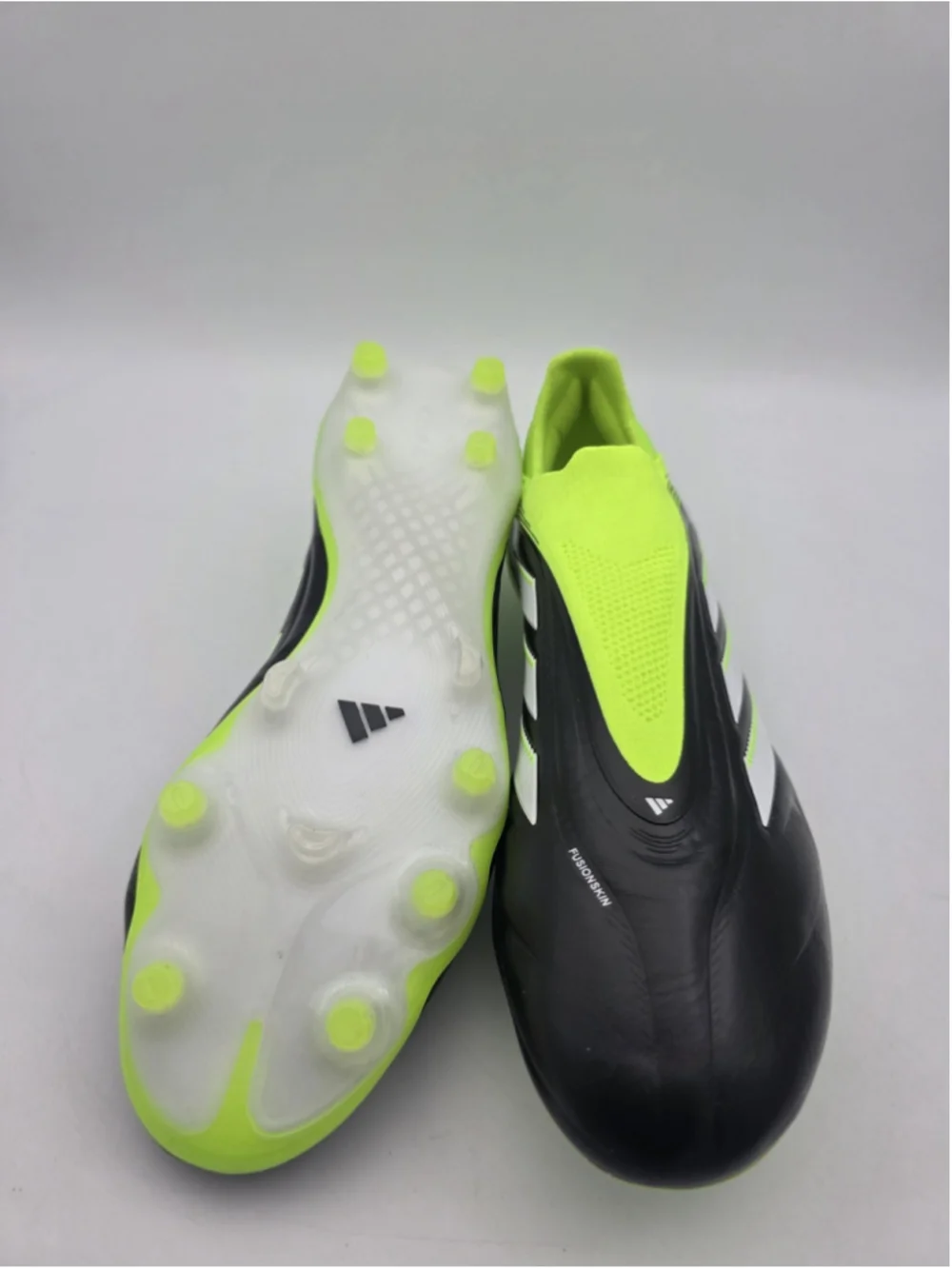 Adidas Copa Pure 3 Elite Mens Sz 9.5 Laceless FG Soccer Cleats Volt Black JH6302